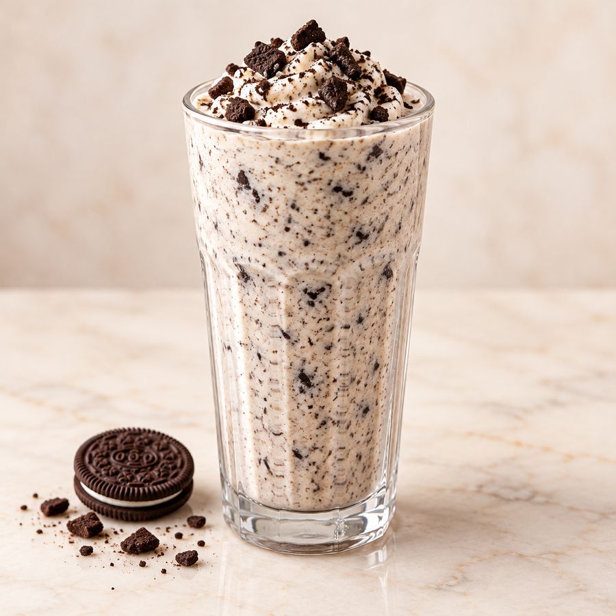 Oreo Shake with cookie crumble at 080 Cafe & Juice