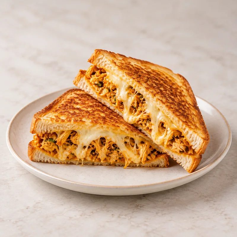 Chicken with Loaded Cheese sandwich at 080 Cafe & Juice