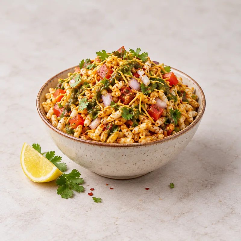 Masala Bhelpuri at 080 Cafe & Juice